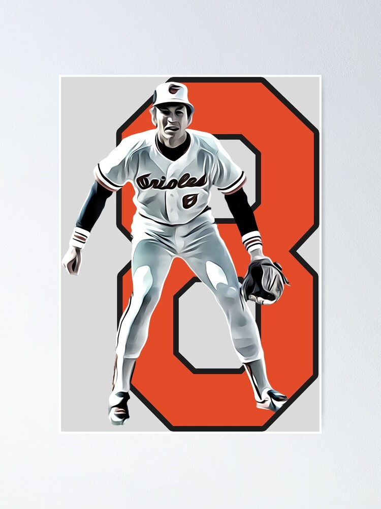 MLB Baltimore Orioles (Cal Ripken) Men's Cooperstown Baseball Jersey.