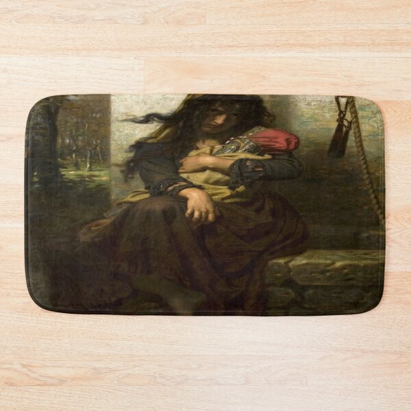 Item preview,  Hugues Merle - The Lunatic of Etretat , (1871) designed and sold by Olivia-One.