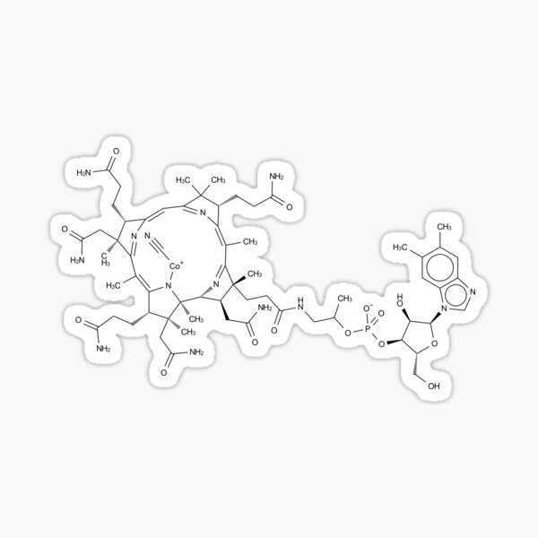 Cobalamin Vitamin B12 Sticker