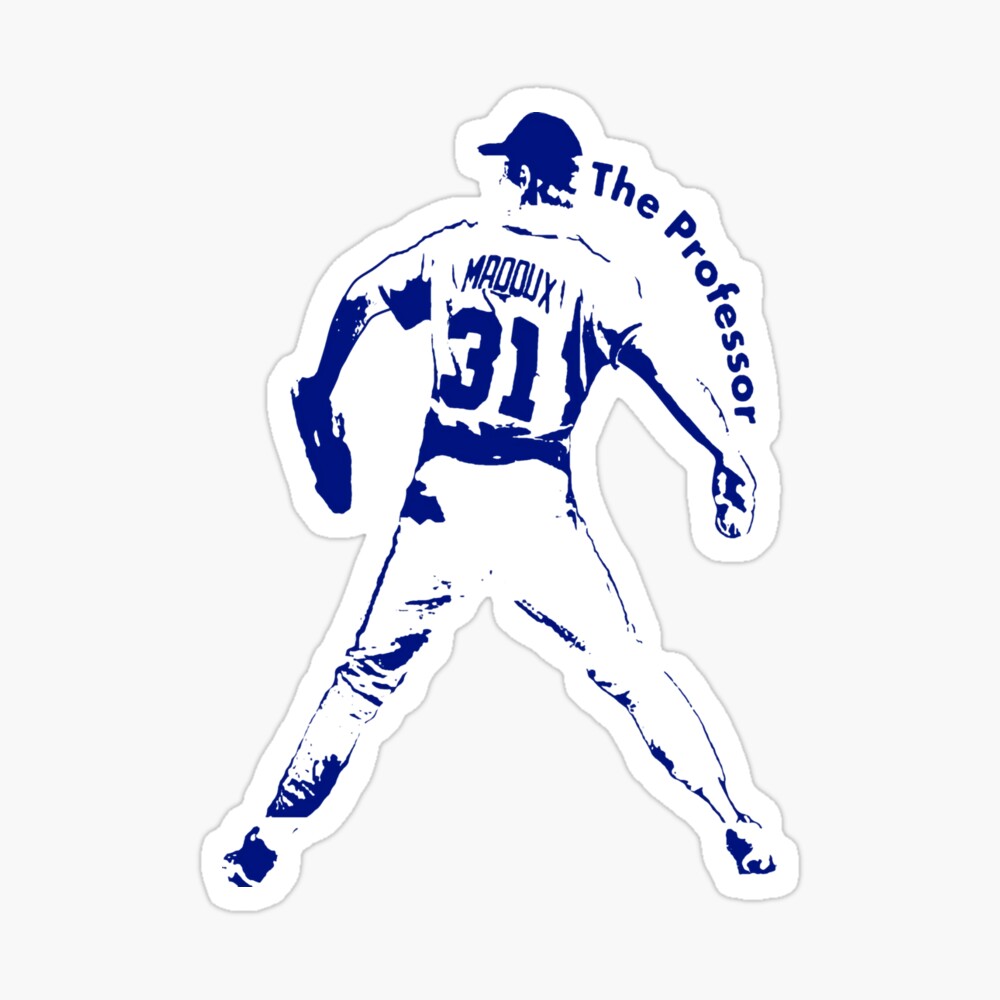 Wholesale Blue Throwback Greg Maddux baseball Jersey Men's #31