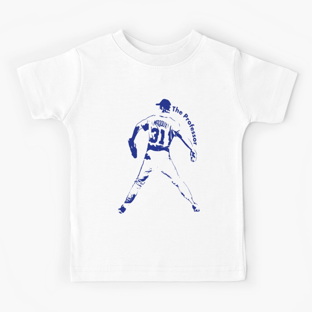 Greg Maddux The Professor Baseball Kids Clothing | Redbubble