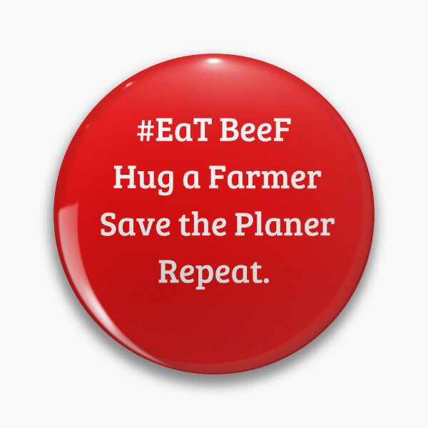Artikelvorschau, #EaT BeeF Hug a Farmer Save the Planer Repeat / Graphic Novelty Sarcastic Funny T-Shirt entworfen und verkauft von FRANI-ART.
