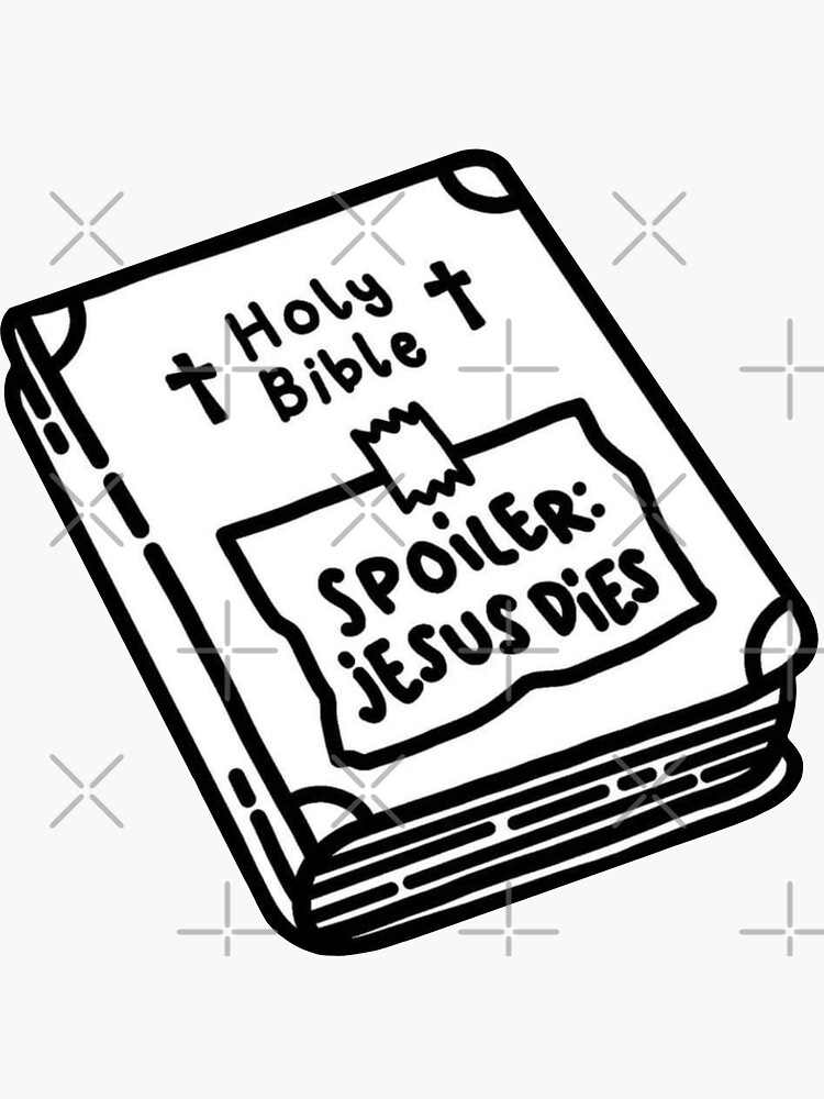 The Holy Bible Sticker, 3x3 in.