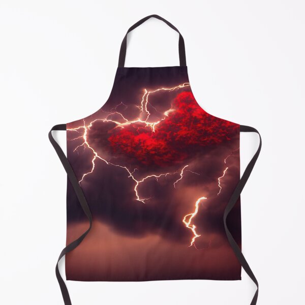 Item preview, Red Broken Heart in the Clouds / Broken Hearts Unwind Designs designed and sold by Unwind-Art-Work.