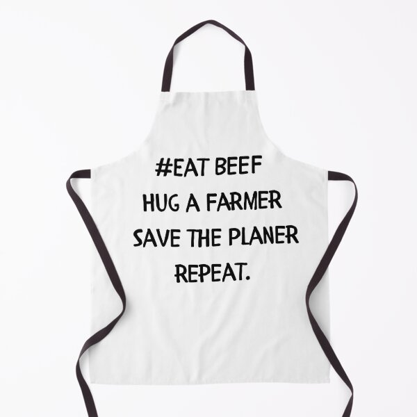 Artikelvorschau, EaT BeeF Hug a Farmer Save the Planer Repeat/Graphic Novelty Sarcastic Funny T Shirt entworfen und verkauft von FRANI-ART.