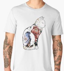 Kitsune Cat Tattoo Men's Premium T-Shirt