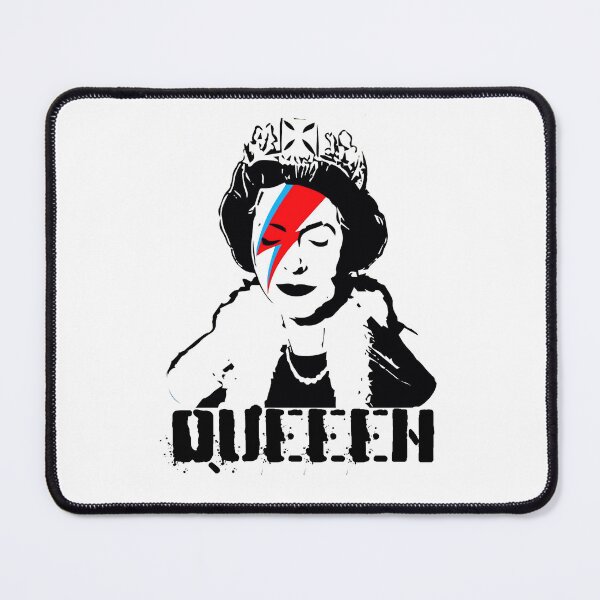 Item preview, Queen Elisabeth Ziggy Queen banksy street pop art designed and sold by DesignsbyMona.