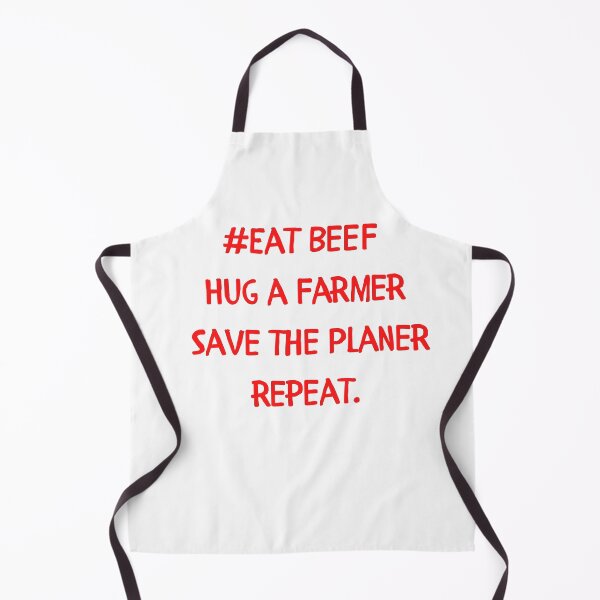 Artikelvorschau, EaT BeeF Hug a Farmer Save the Planer Repeat/Graphic Novelty Sarcastic Funny T Shirt entworfen und verkauft von FRANI-ART.