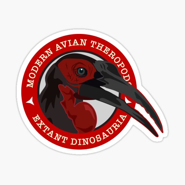 Item preview, Modern Avian Theropods - Extant Dinosauria: Bucorvus leadbeateri designed and sold by GaffaMondo.