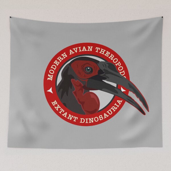 Item preview, Modern Avian Theropods - Extant Dinosauria: Bucorvus leadbeateri designed and sold by GaffaMondo.