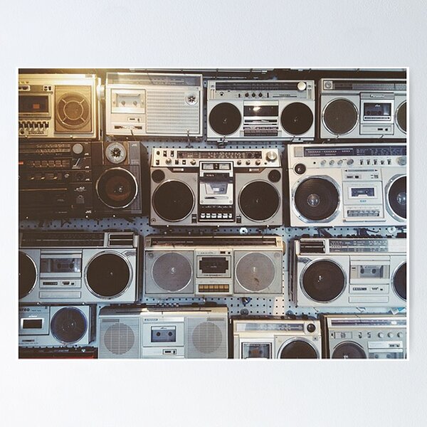 Artikelvorschau, Boombox entworfen und verkauft von Twigs and Shadow.