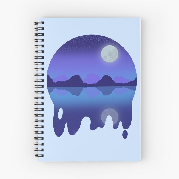 Item preview, Mountainscape Moon Reflection designed and sold by gillybean729.