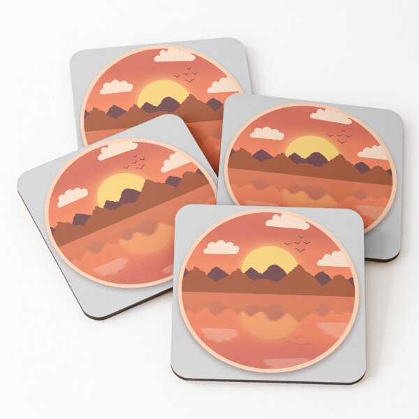 Item preview, Mountainscape Sunset designed and sold by gillybean729.