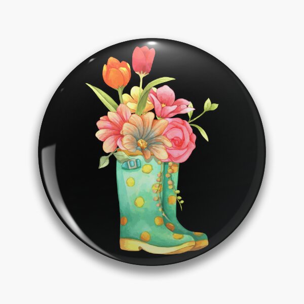 Item preview, Flower Boot designed and sold by PotluckPrints.