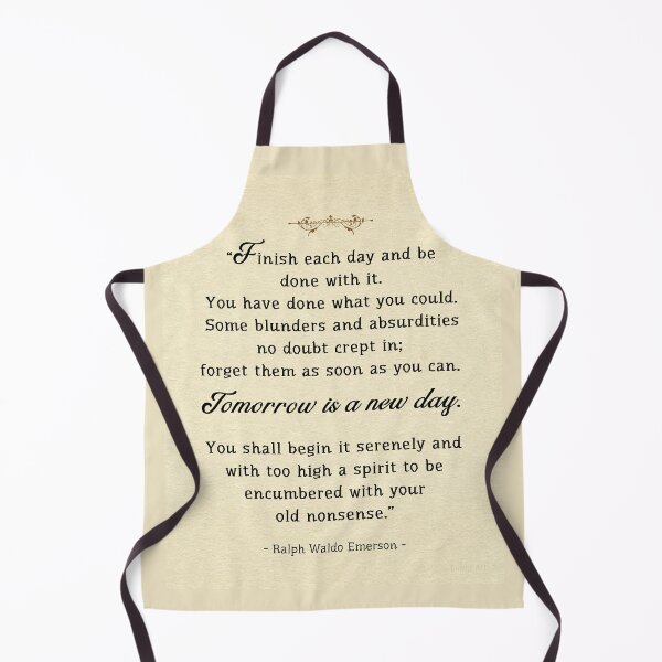 Item preview, Finish Each Day poem by Ralph Waldo Emerson designed and sold by LaziniArts.