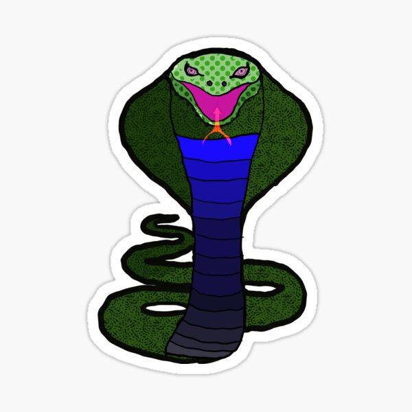 Item preview, Psychedelic Snake | Serpents | Healing | Mythological designed and sold by myabstractart _RB.