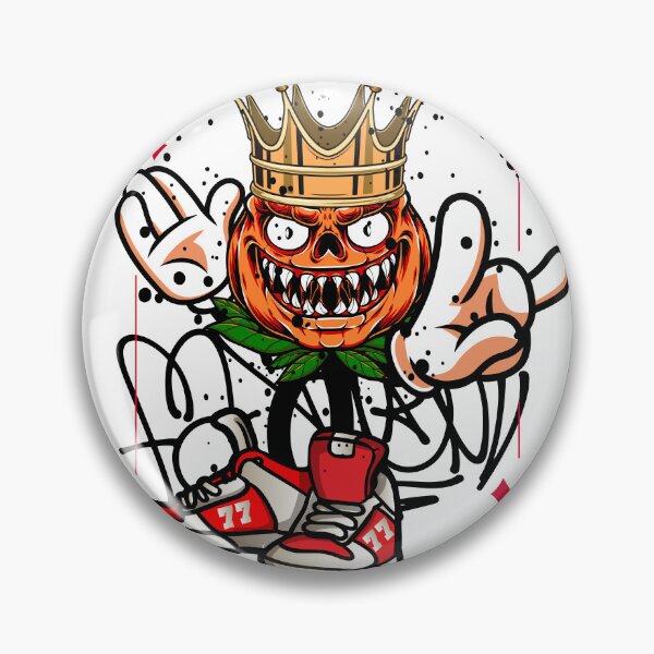 Item preview, Red Queen Playing Card Monster Graffit Street Art designed and sold by NobuCollections.