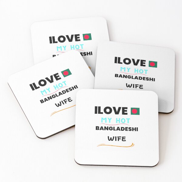 Item preview, I Love My HOT Bangladeshi Wife - Cute Bangladesh Couples Romantic Love T-Shirts & Stickers Sticker designed and sold by FUNNYSHOP22.
