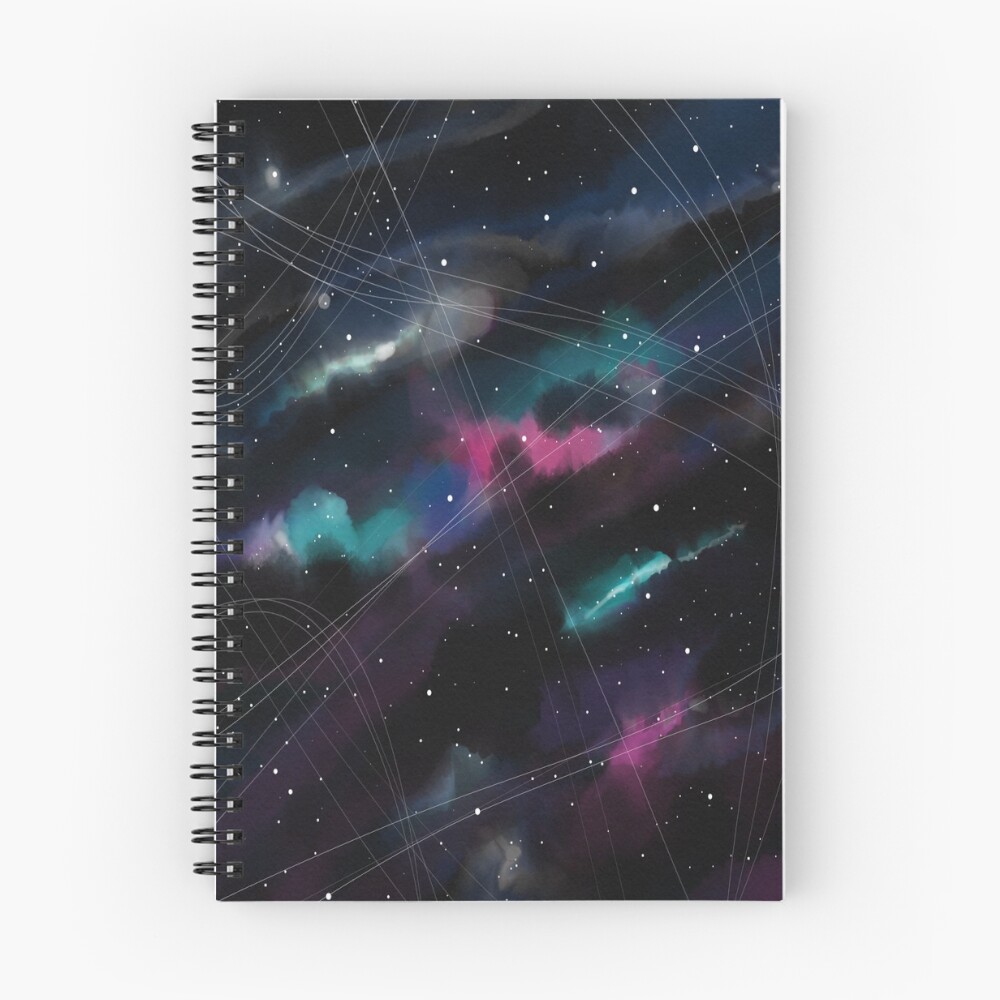 Item preview, Spiral Notebook designed and sold by MakeShapeCreate.