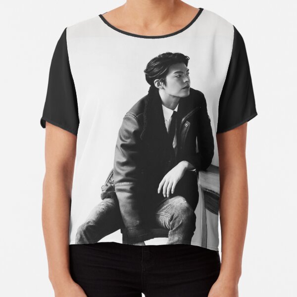 Kim Woo Bin Chiffon Top