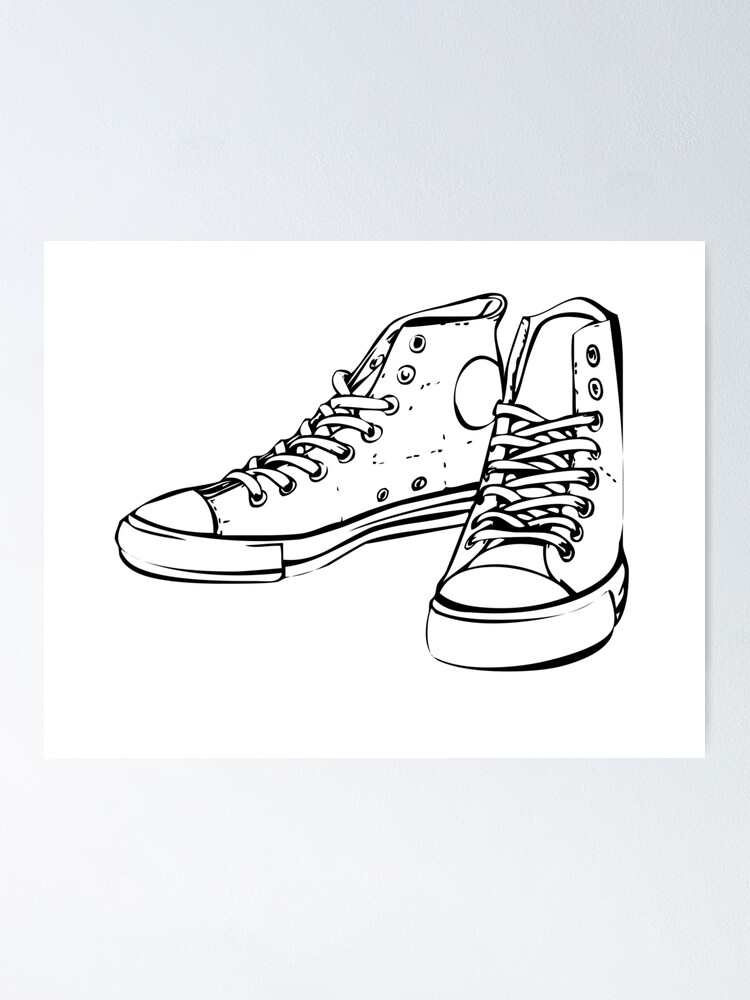 Converse Shoes" Poster for Sale by hypebeast212 | Redbubble