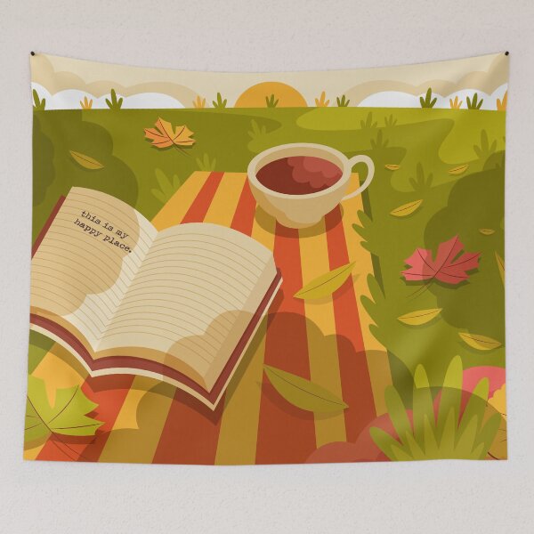 Item preview, This Is My Happy Place, Cozy Autumn Design designed and sold by Vic Torys ☆.
