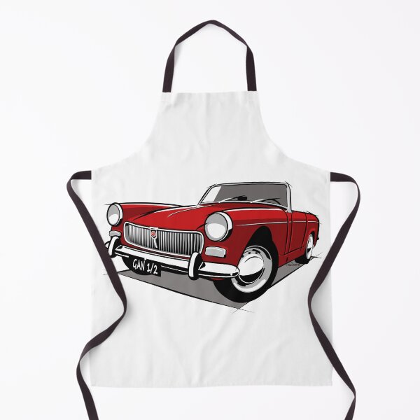Item preview, MG Midget mark 1 red designed and sold by car2oonz.