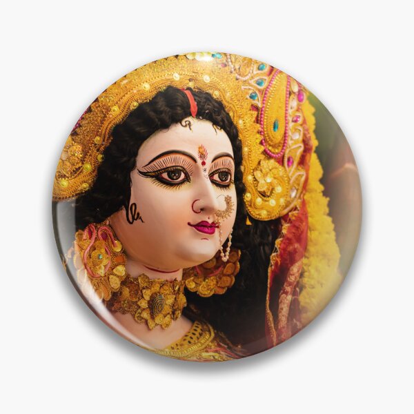 Item preview, Shubh Navratri Poster - Goddess Durga idol designed and sold by Aislling.