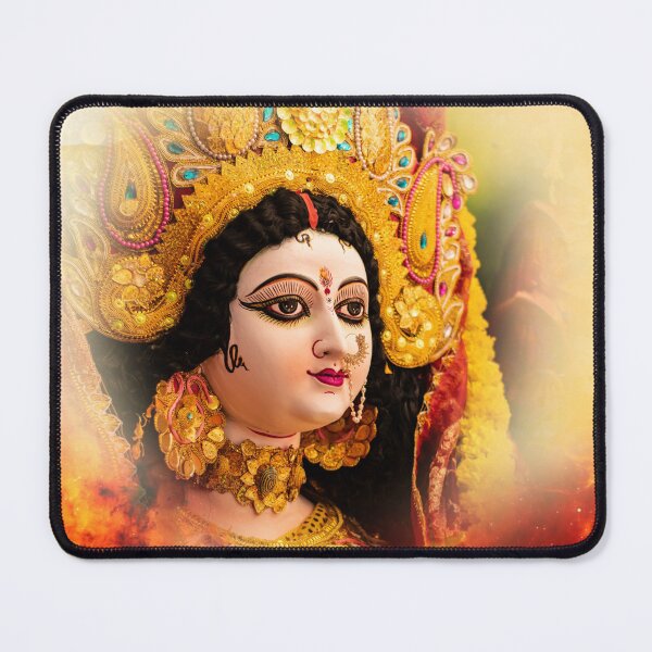 Item preview, Shubh Navratri Poster - Goddess Durga idol designed and sold by Aislling.