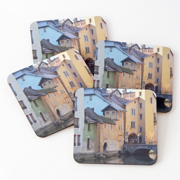 Item preview, Annecy Old Town Colorful Buildings - Architecture Photography in France designed and sold by CarolinaReina.