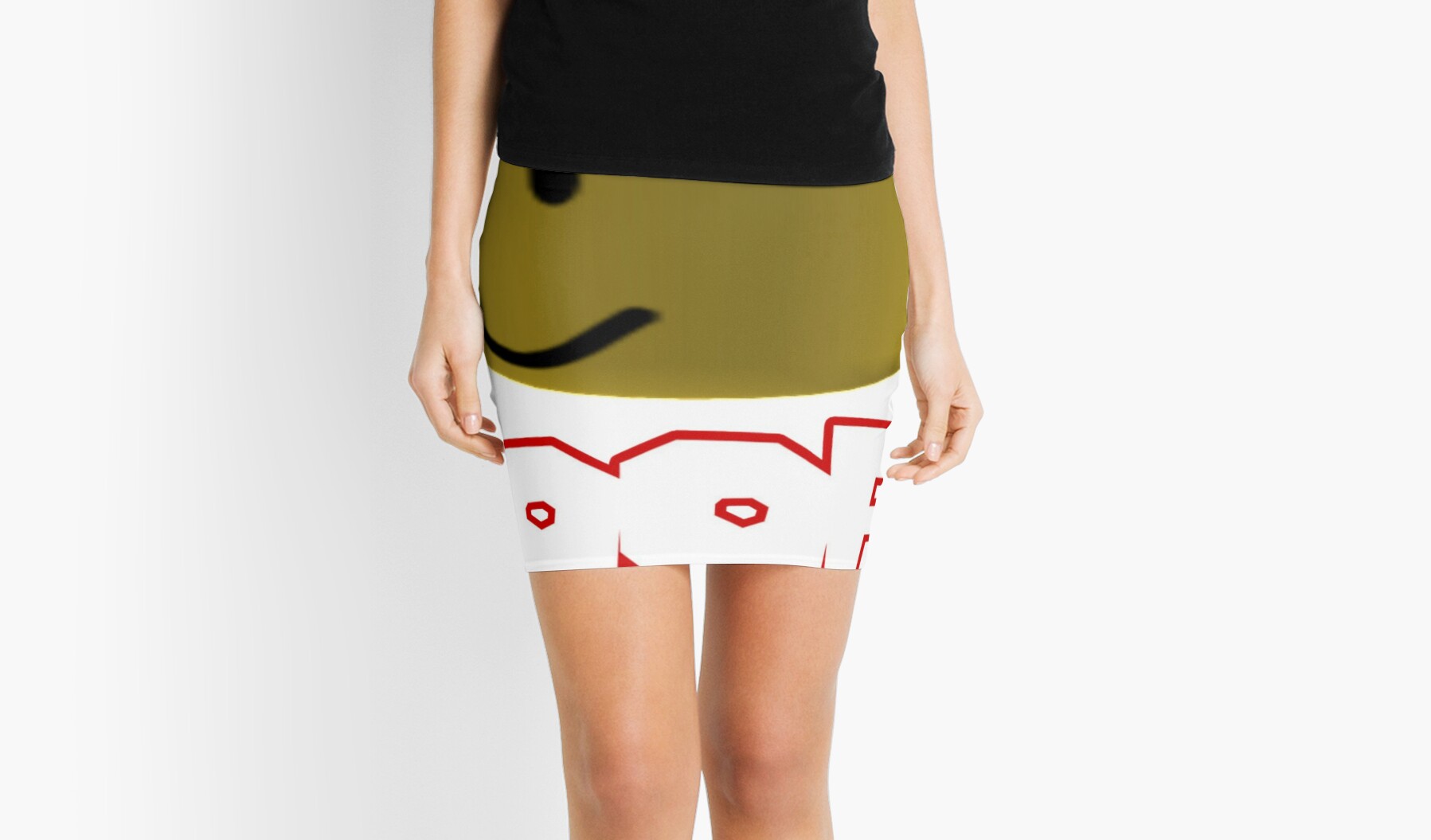 Oof Revisioned Mini Skirt By Colonelsanders Redbubble - roblox death sound tote bag by colonelsanders redbubble