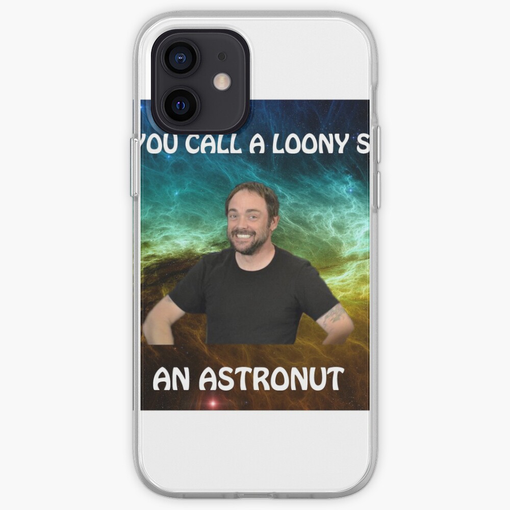lame dad space joke with mark sheppard iPhone Case & Cover