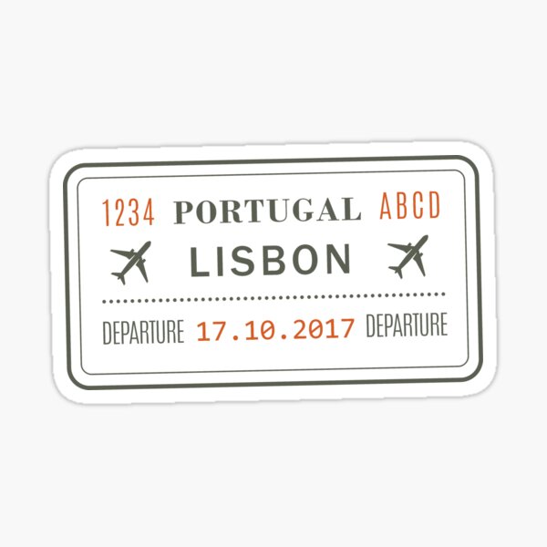 Portugal Lisbon Passport Stamp