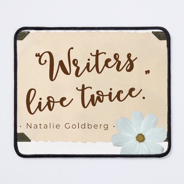 Item preview, "Writers live twice" designed and sold by Kanasmith.