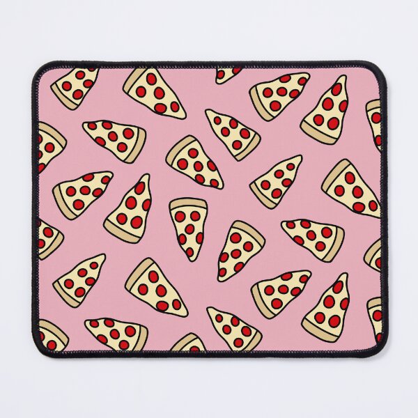 Item preview, Hand Drawn Pepperoni Pizza Pattern (pink) designed and sold by Design Minds Boutique.