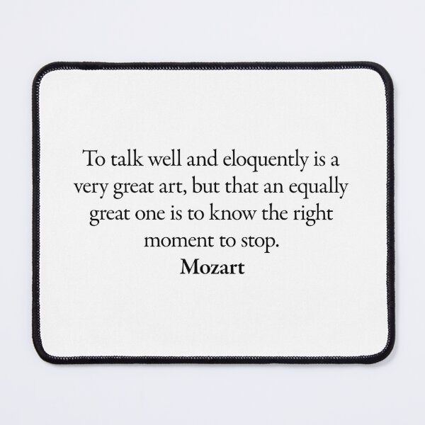 Item preview, Mozart Musician Quote. Best Gift for a Mozart's Music Fan (Composer quotes). designed and sold by betterquotes.