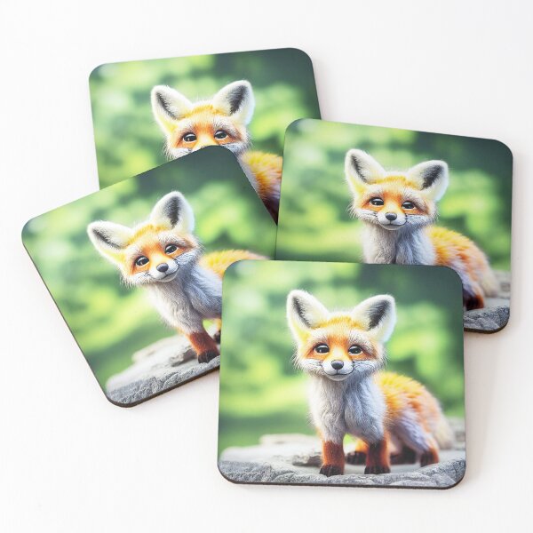 Item preview, Redreaming Cute Whimsical Animals Series:  Fox Cub  designed and sold by REDREAMER.