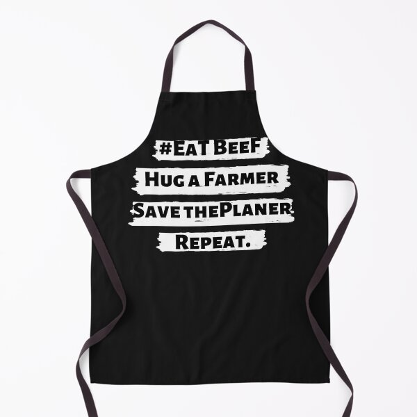 Artikelvorschau, EaT BeeF Hug a Farmer Save the Planer Repeat/Graphic Novelty Sarcastic Funny T Shirt entworfen und verkauft von FRANI-ART.