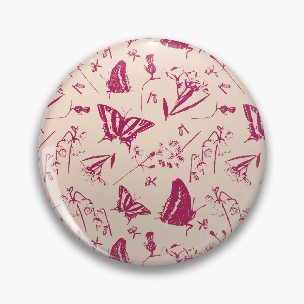 Item preview, Gardenflower burgundy pattern designed and sold by ella. artwork.