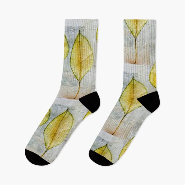 Item preview, Three Yellow Leaves designed and sold by Rebekah Walker.