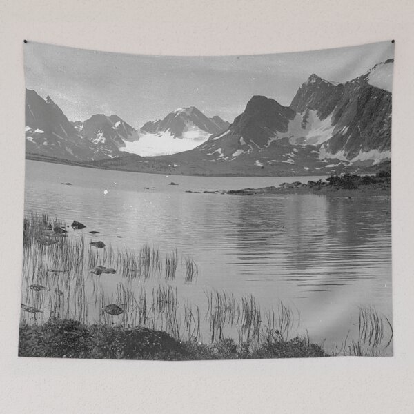 Item preview, Black And White Aesthetic Lake View -2 designed and sold by Night-parade.