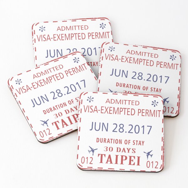 Item preview, Taiwan, Taipei - Passport Stamp designed and sold by Sejmen.
