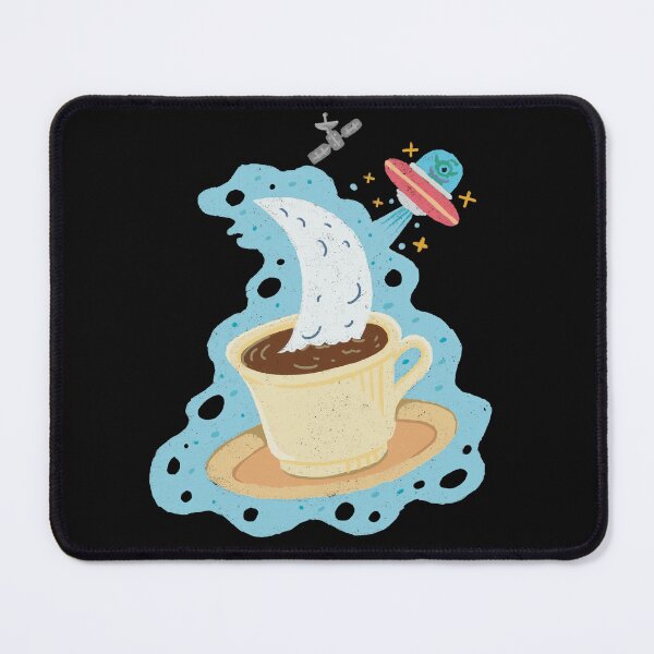 Item preview, Delicious moon with coffee designed and sold by ImaginarStore.