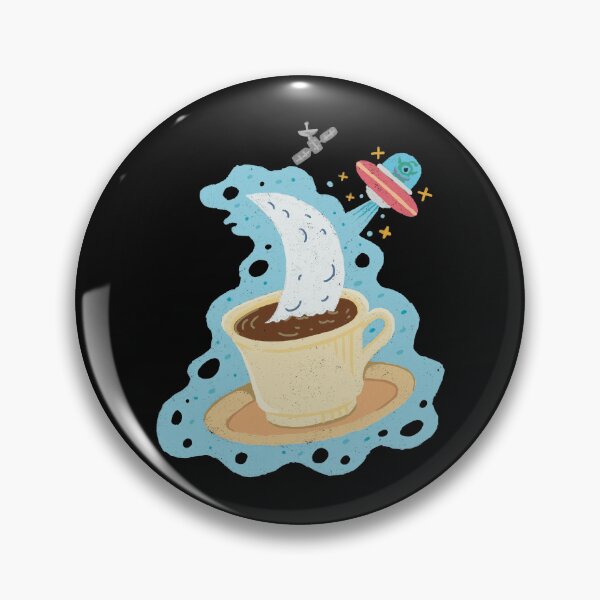 Item preview, Delicious moon with coffee designed and sold by ImaginarStore.