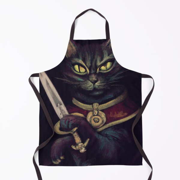 Item preview, Missy the Cat, brandishing a dagger (Baroque) designed and sold by thecatandkettle.