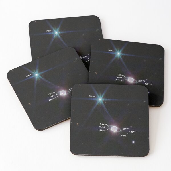 Item preview, Neptune & Triron (NIRCam) James Webb Space Telescope JWST Photo designed and sold by bolkibox.