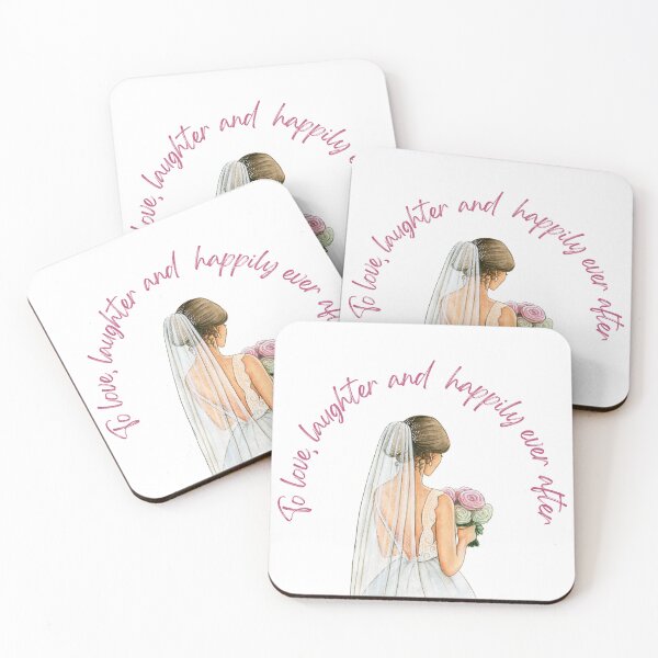 Item preview, Love Laughter and Happily Ever After Bride designed and sold by HeavenlyStudio.