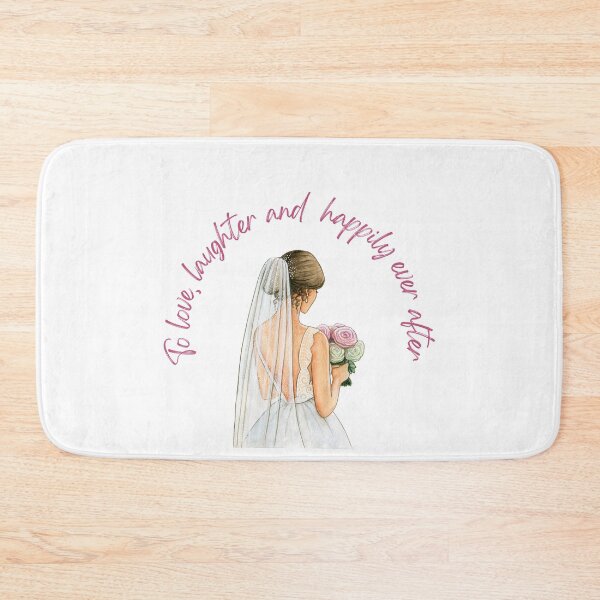 Item preview, Love Laughter and Happily Ever After Bride designed and sold by HeavenlyStudio.