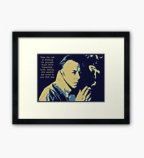Christopher Hitchens Quote Framed Print