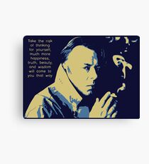 Christopher Hitchens Quote Canvas Print